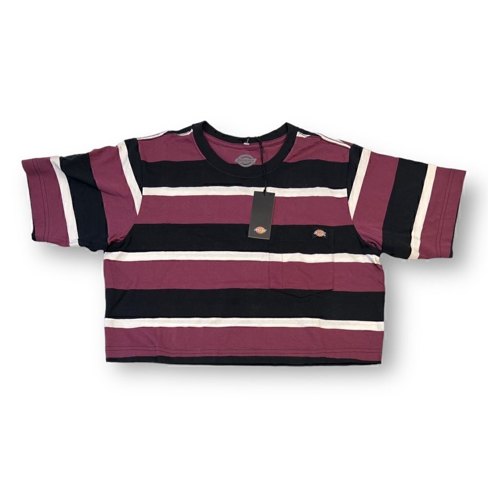Dickies Striped Crop Top Size Extra Large